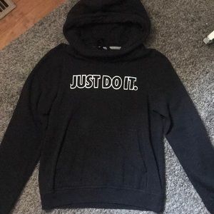 holographic just do it nike sweatshirt